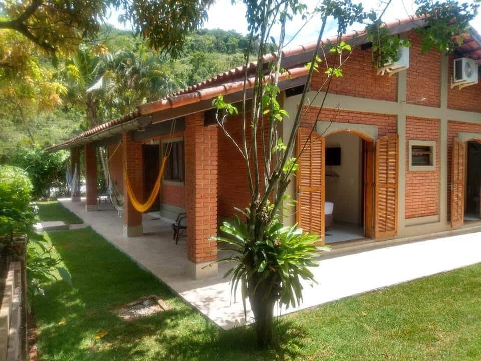 Parte da pousada Bella Jureia Cama & Café em Praia de Juréia.