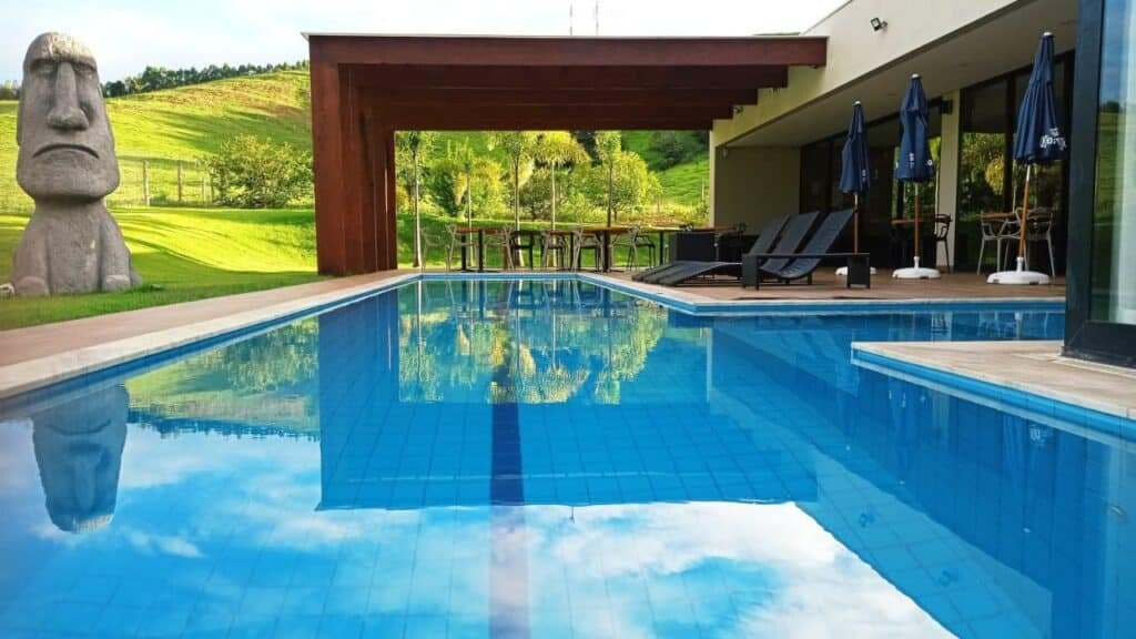 Piscina da Pousada Quinta dos Cabeças
