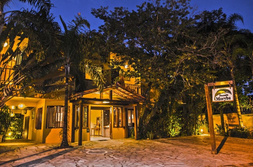 Entrada da Pousada Moryba