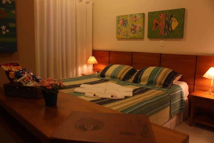 quarto da Pousada do Almirante em Juquehy