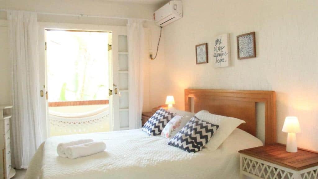 Quarto da OBA 70 - Casa condomínio - Juquey 50 m da praia em Juquehy.