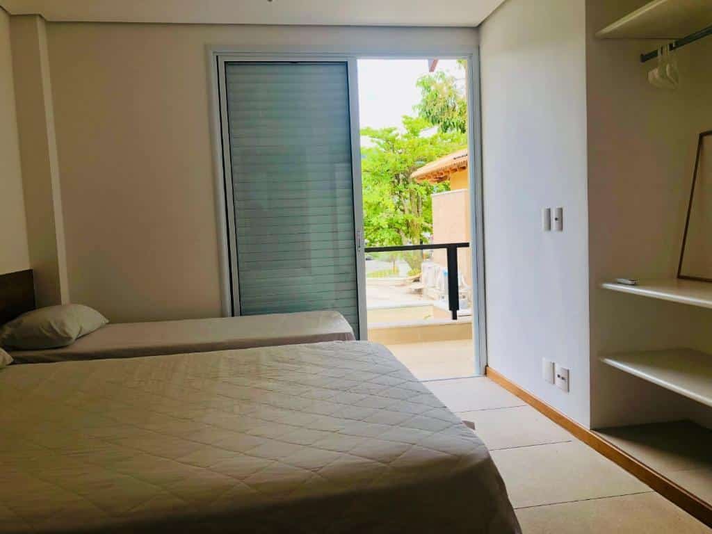Vista do quarto da Casa na Praia Maravilhosa de JUQUEHY.