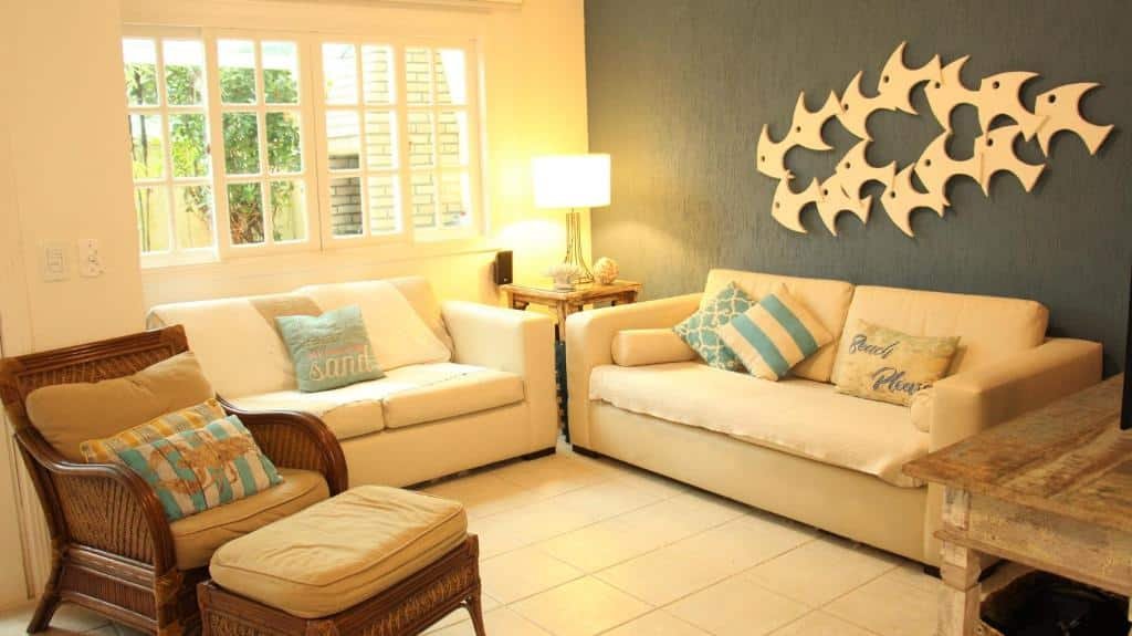 Sala da OBA 70 - Casa condomínio - Juquey 50 m da praia .